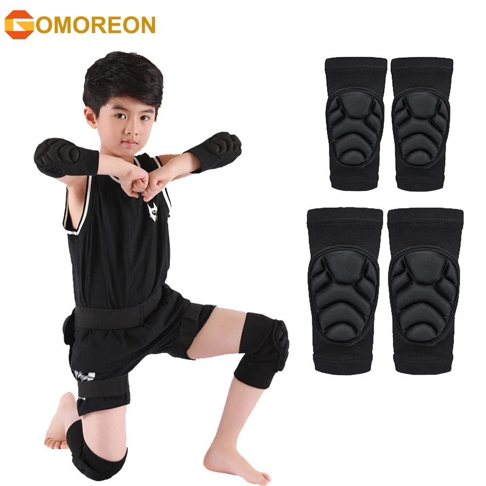 Mountain Biking Knee Pads - GOMOREON 1Pair Thick Sponge Knee Pads