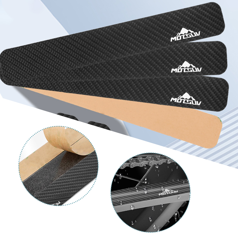 1x Bicycle Chain Protector Bla - Chainstay Protector Wrap recension och pris
