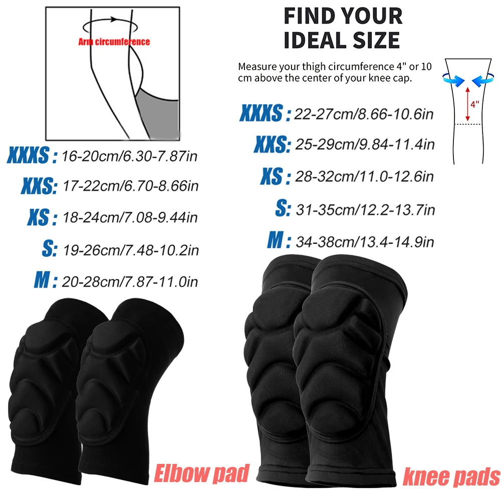 GOMOREON 1Pair Thick Sponge Kn - Mountain Biking Knee Pads recension och pris