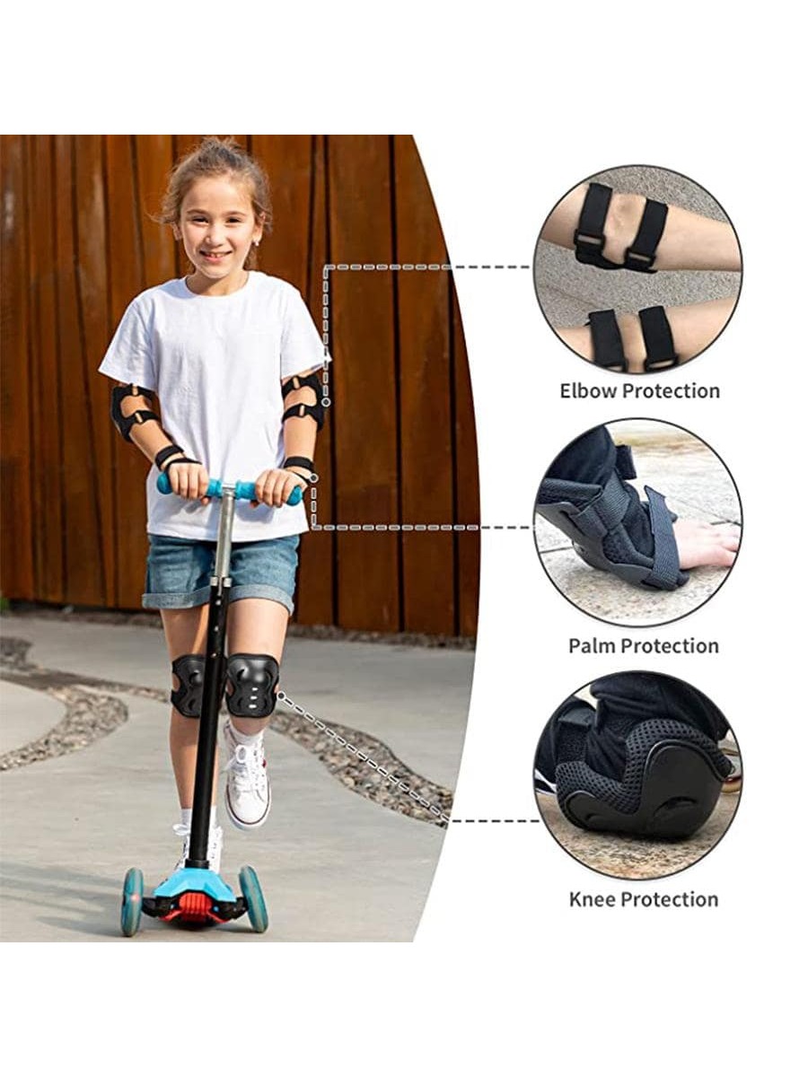 6PCS Kids Protective Gear Set  - Mountain Biking Knee Pads recension och pris