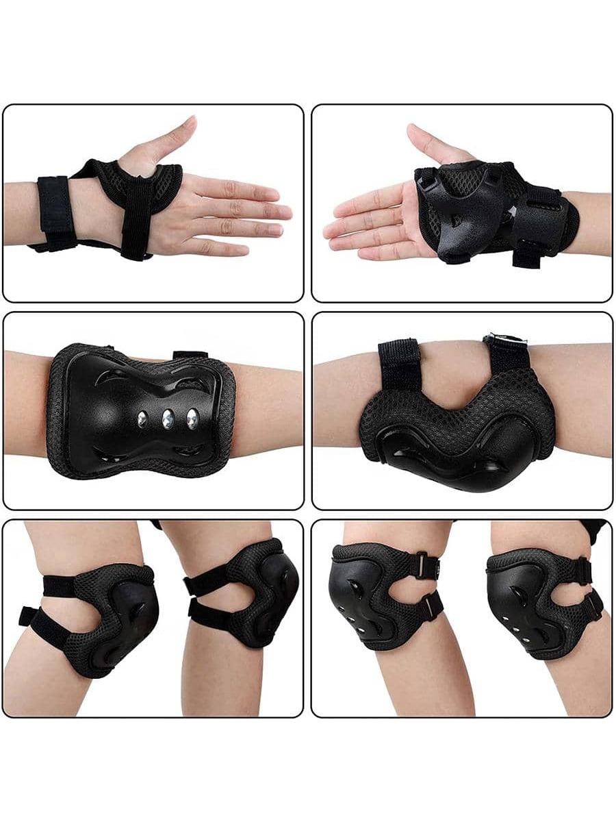 6PCS Kids Protective Gear Set  - Mountain Biking Knee Pads recension och pris