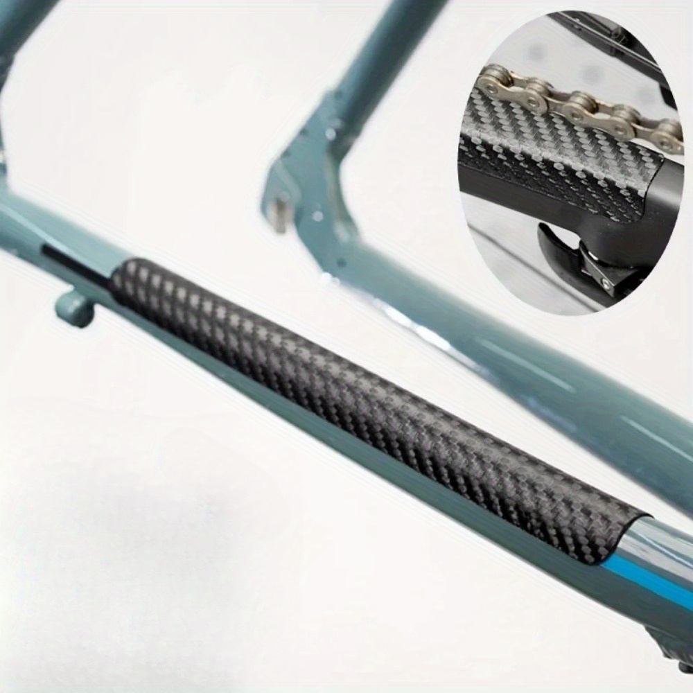 Black Carbon Fiber Bicycle Cha - Chainstay Protector Wrap recension och pris