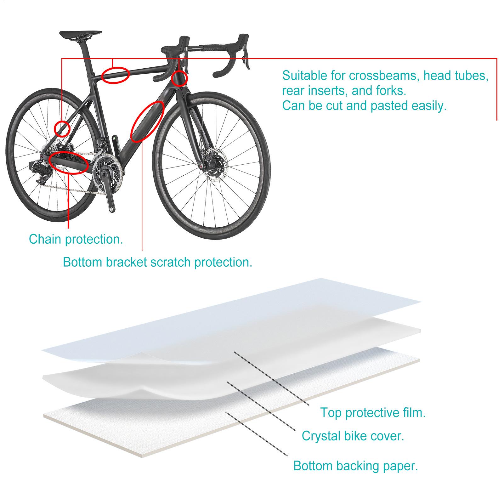 Bike Protection Tape Clear Pvc - Chainstay Protector Wrap recension och pris